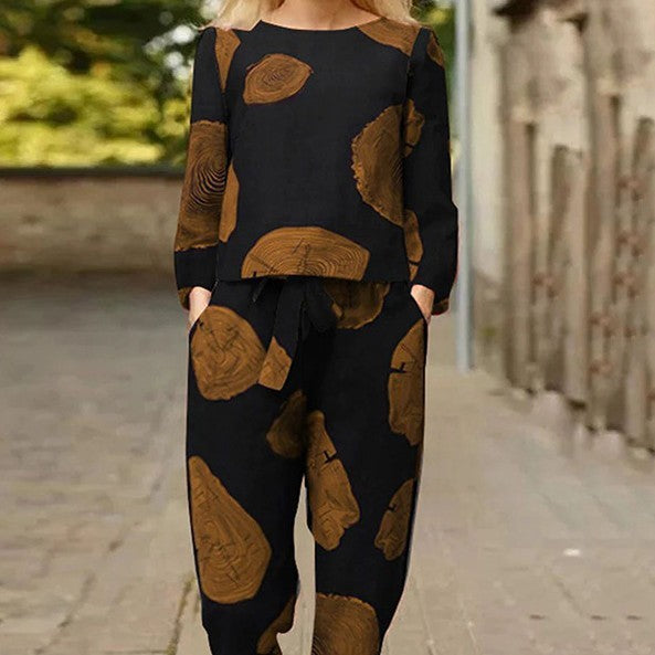 Women's Long-sleeved Trousers Leisure Suit