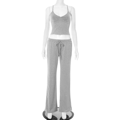 Wide Leg Pants Casual Suit
