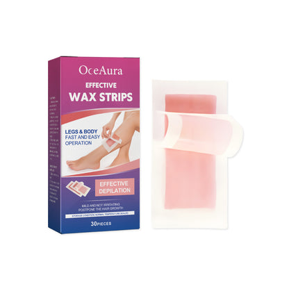 Hair Removal Wax Strips Gentle Non-irritating Moisturizing Cleansing