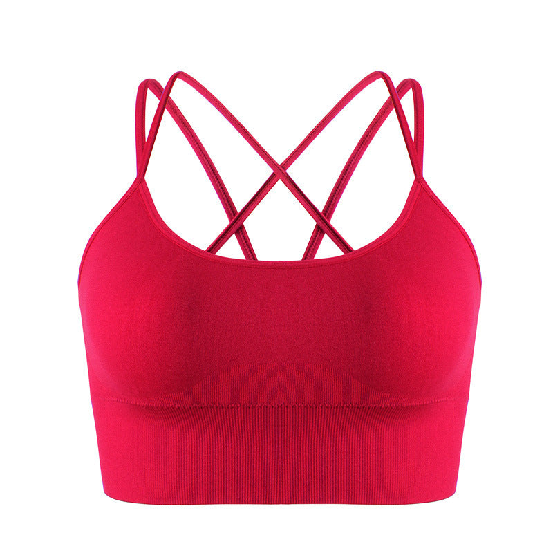 Women's Sports Bra Underwired Tube Top Vest