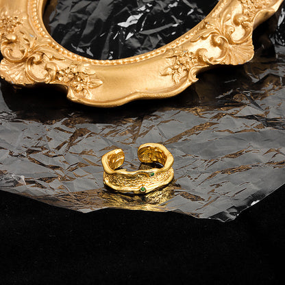 Niche Design Sense Light Luxury Zirconia Ring Women