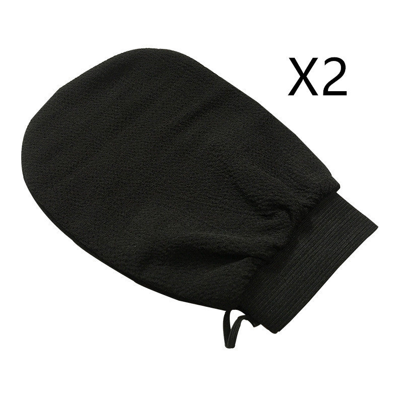 Black Rough Sand Massage Double-sided Back Rubbing Bath Towel To Rub Back