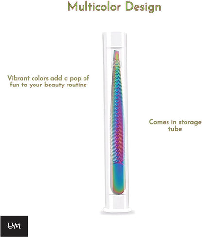 Hair Removal Tweezer Slanted Eyebrow Tweezer Tweezers For Men, Women And Kids, Stainless Steel Titanium