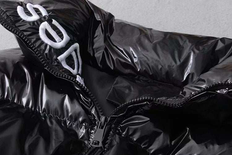 Women's Short Glossy Padded Down Jacket