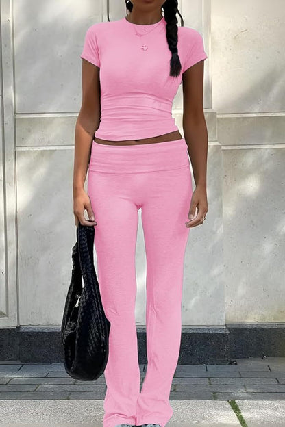 Single Piece Wide Leg Pants