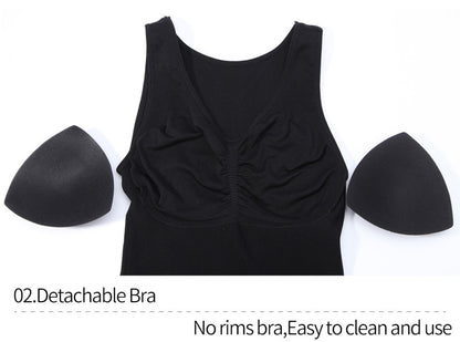 Underwired Padded Belly Contracting Sports Vest