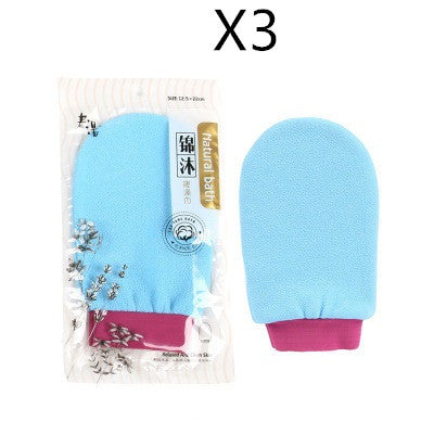 Black Rough Sand Massage Double-sided Back Rubbing Bath Towel To Rub Back