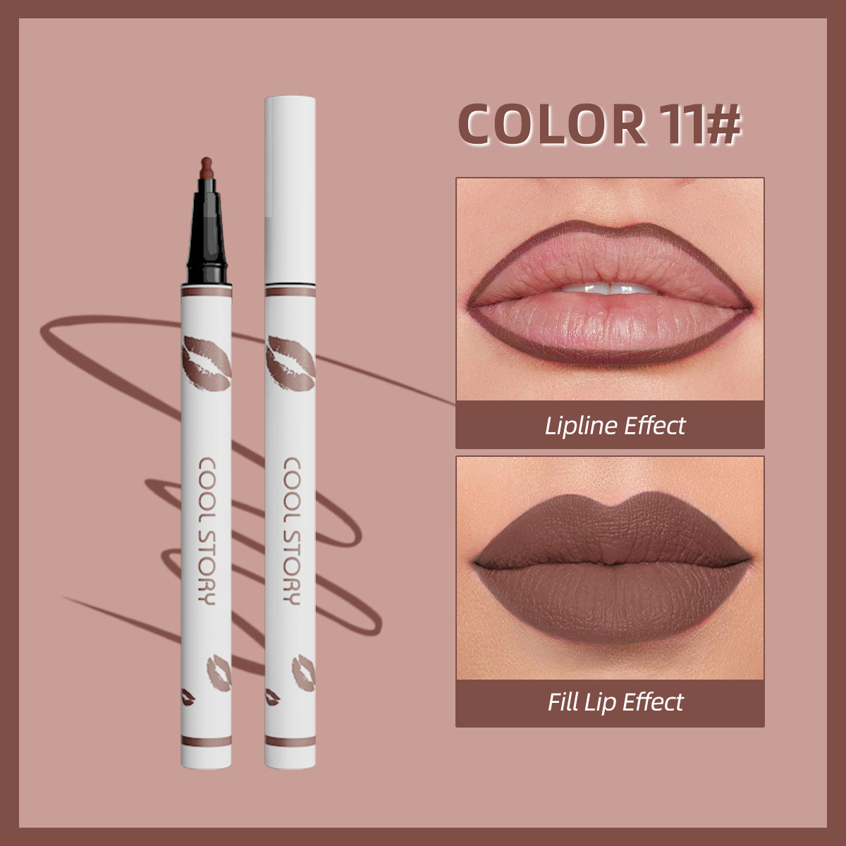 No Stain On Cup Lip Liner Matte Liquid