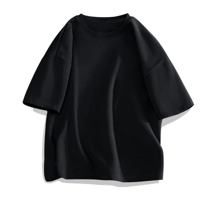 Cotton Short Sleeve T-shirt Men's Loose And Simple Printed Top