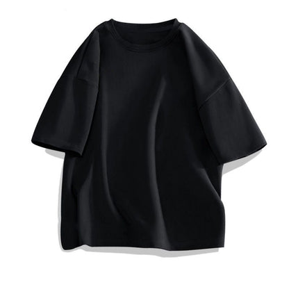 Cotton Short Sleeve T-shirt Men's Loose And Simple Printed Top