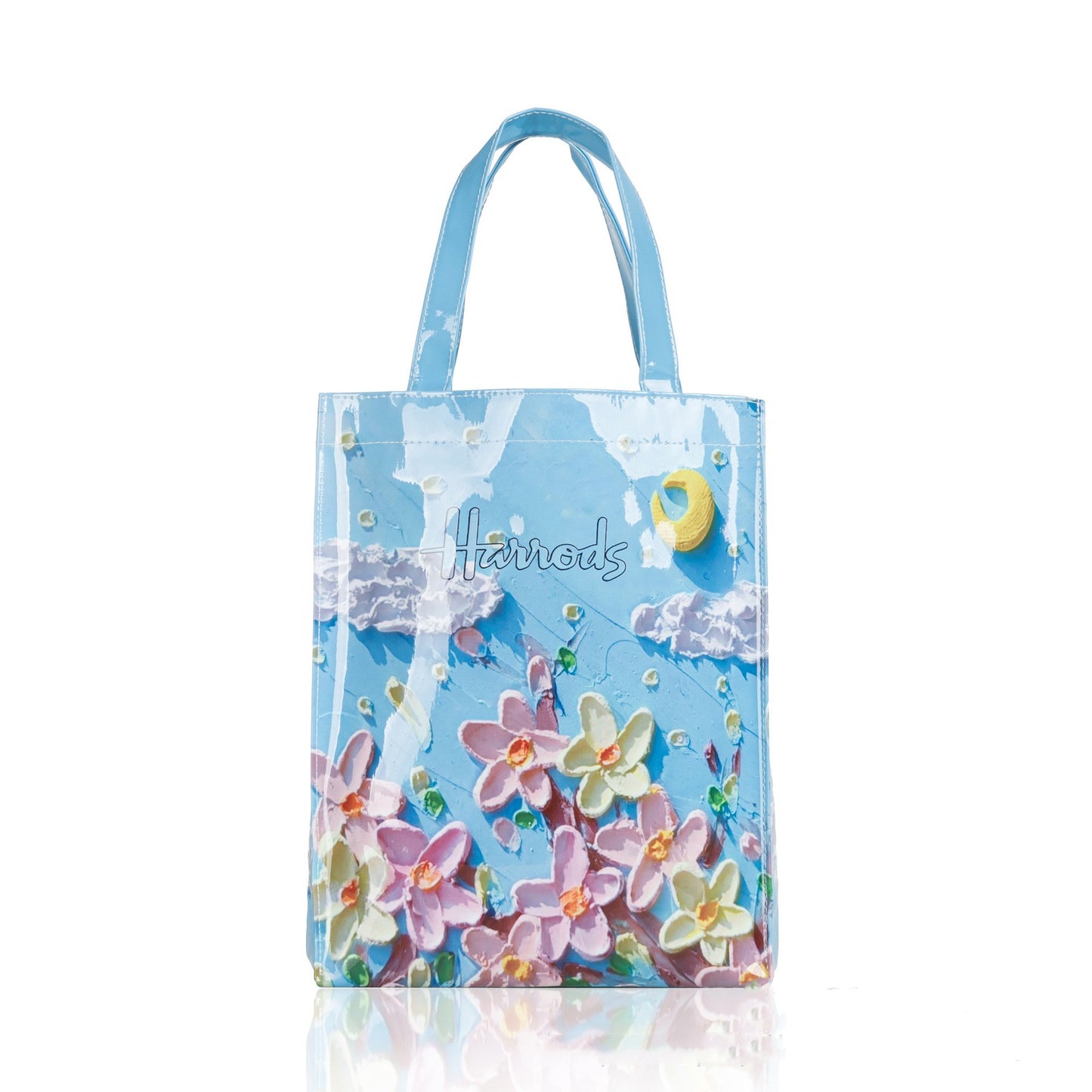 Simple Printed PVC Tote Bag Waterproof Large Capacity