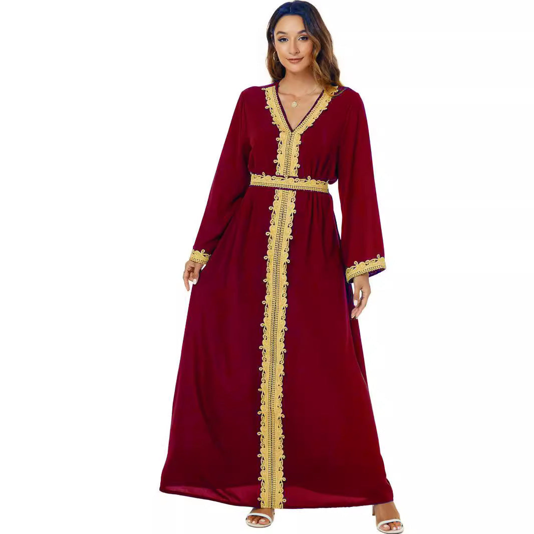 Middle East European And American Arab Women's Dress Dress