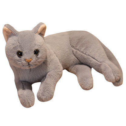 Cute Simulation Cat Doll Pillow Plush Toy