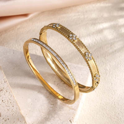 Mid-ancient Light Luxury Zircon Bracelet Niche Temperament Women