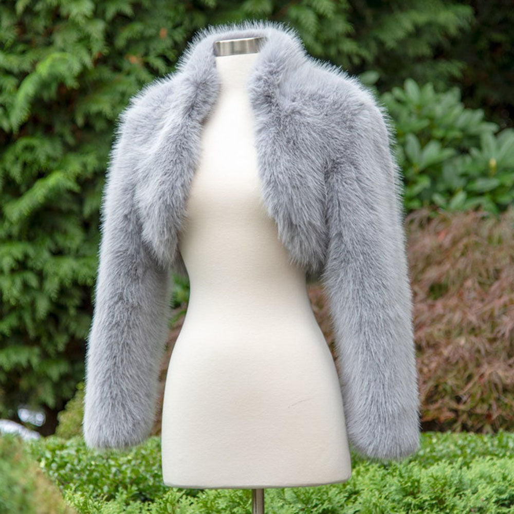 Fashion Casual Women's Fur Coat Short