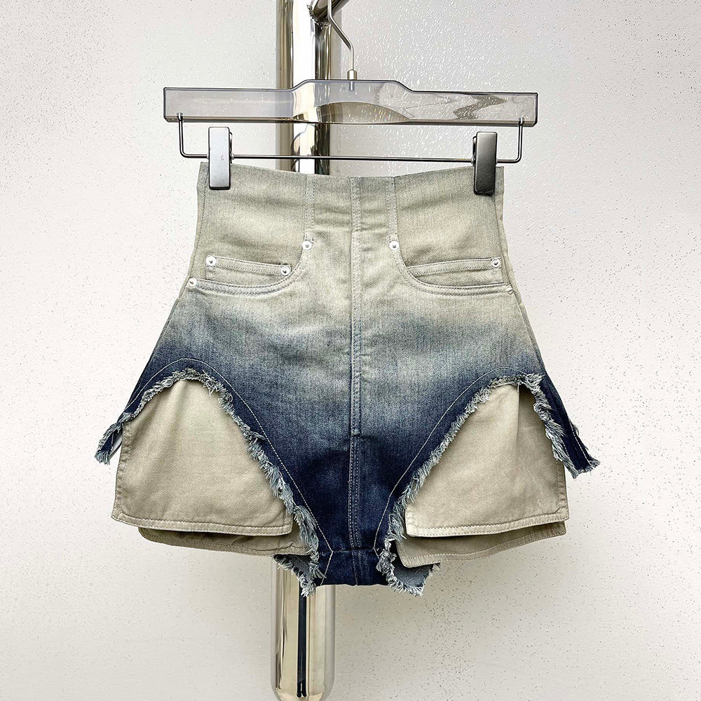 Women's Zippered High-waisted Jeans