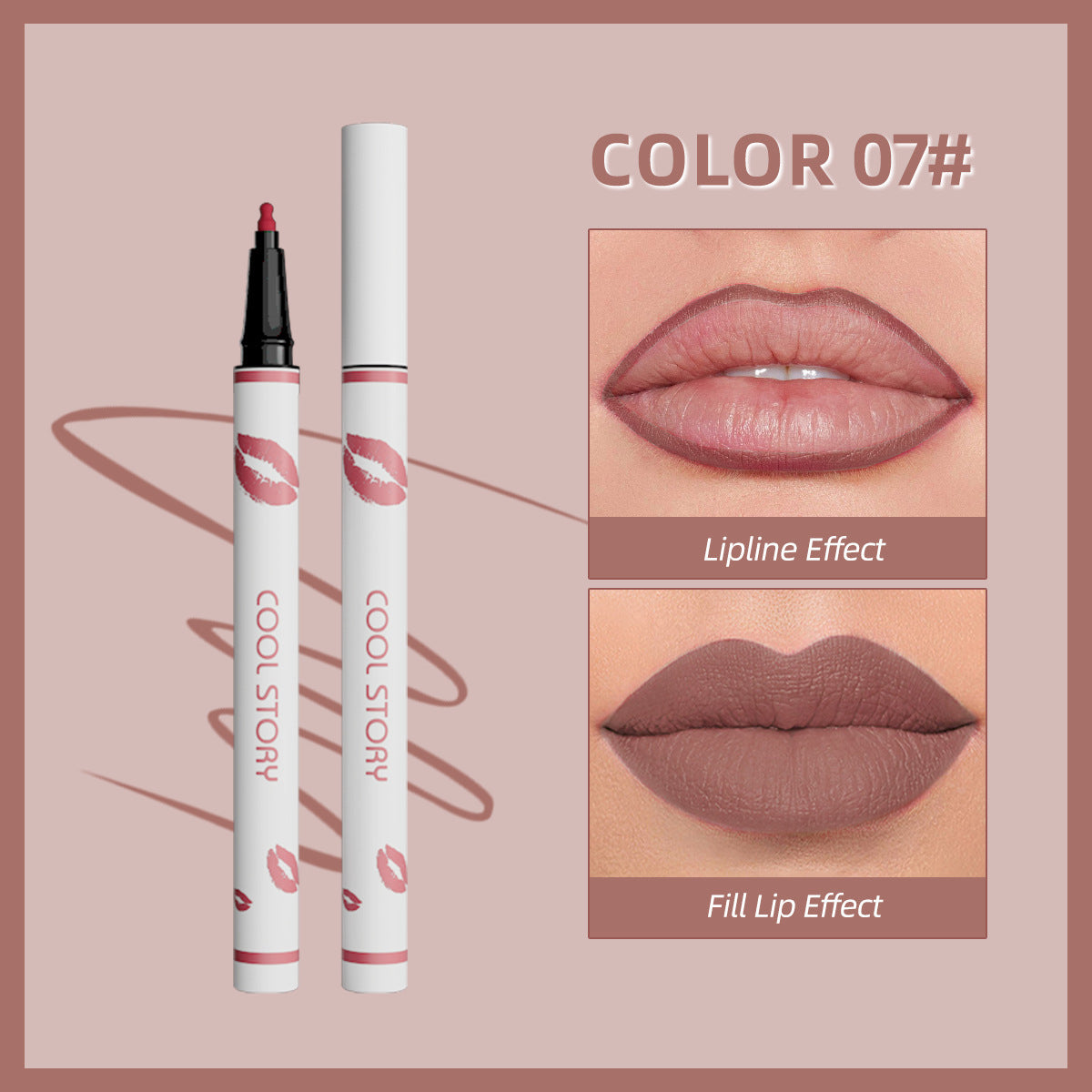 No Stain On Cup Lip Liner Matte Liquid