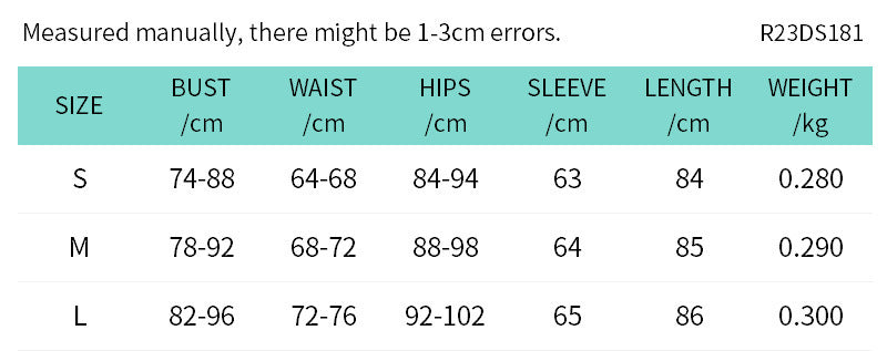 Slim Fit Base Ride Versatile Long Sleeve Dress