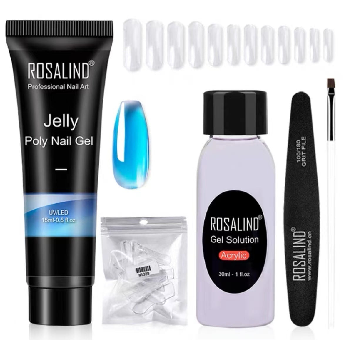 Extension Gel Polish Kit For Manicure Poly Nail Gel Set For