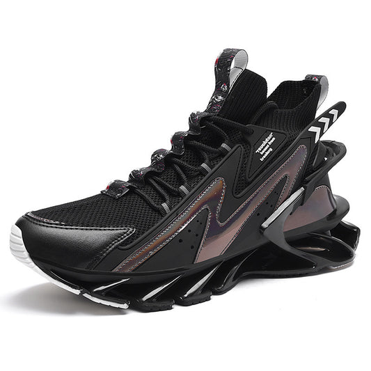 Casual Sports Shoes Breathable Thin Net Shoes Thick-soled Shock Absorption Running