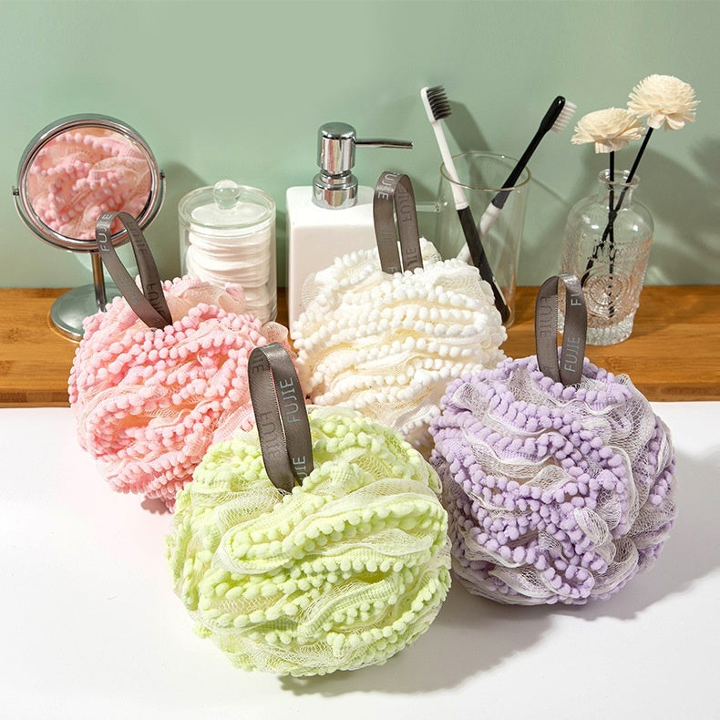 Independent High-end Large Bath Pearl Loofah Independent Packaging Bath Foaming Durable Shower Ball