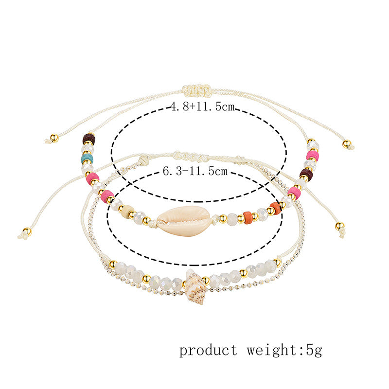 European And American New Sweet And Exaggerated Retro Anklet For Women