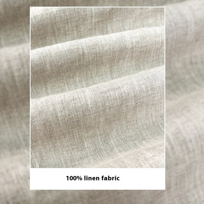 Pure Linen Men's Pants Summer Thin Linen Men's Casual Pants Loose Straight Wide Leg