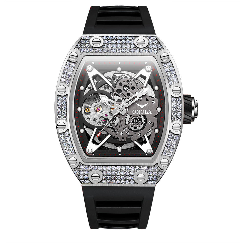 Fully-jewelled Automatic Mechanical Watch Men
